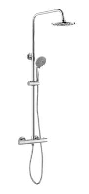 Phòng tắm 38 độ nước Bộ cột vòi sen giữ nhiệt Bộ tay cầm kép