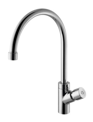 Nút nhấn Chrome Vòi trì hoãn thời gian xoay cho phòng tắm tại nhà bếp
