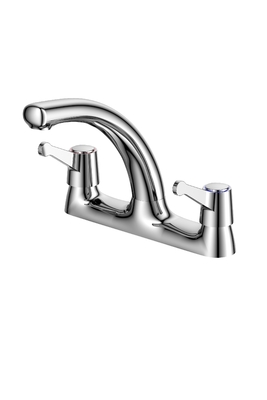 Vòi phòng tắm 1 lỗ xử lý kép Chất liệu đồng chống xỉn màu