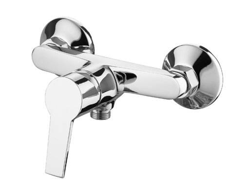 Máy trộn 2 trong một tường Chrome Vòi tắm vòi sen Điều khiển bằng tay Công tắc van ống nước