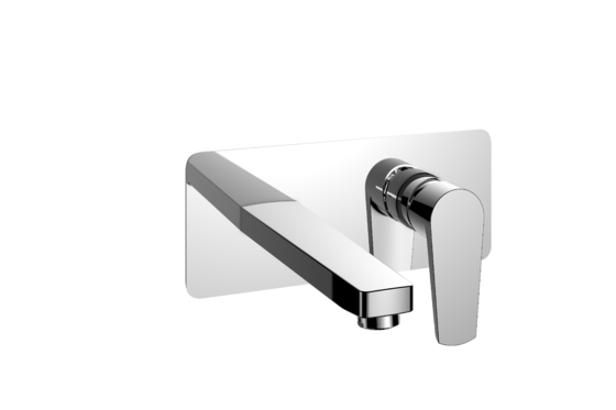 Vòi phun nước nóng và lạnh Máy trộn gắn tường Vòi đánh bóng Chrome chống rỉ