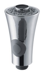 2 chế độ Bộ phận thay thế vòi tắm vòi sen Chrome ABS Đầu vòi phun