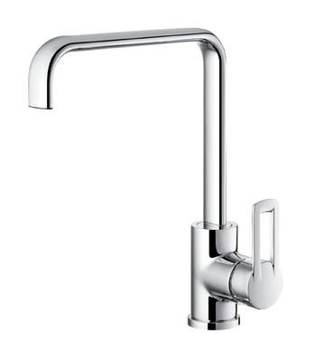 OEM Phong cách Một lỗ Chậu rửa Vòi Chậu rửa thương mại Vòi Chậu rửa cao 304mm