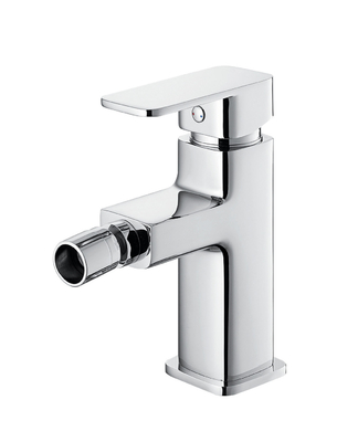 Vòi rửa bằng đồng thau gắn trên sàn mạ Chrome Hộp mực gốm 35mm