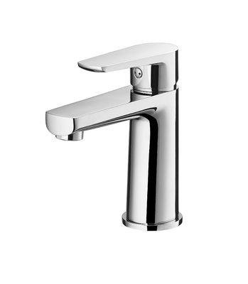 Vòi rửa chén một tay cầm bằng đồng thau mạ crôm Máy trộn nước nóng lạnh cao 159mm