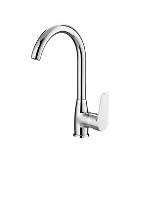 Boong đĩa một tay cầm nhà hàng Máy trộn nhà bếp Vòi chống xỉn màu