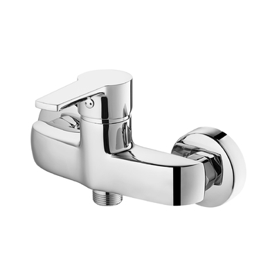 Máy trộn bồn tắm bằng đồng thau chống rỉ sét Máy trộn tường đòn bẩy đơn