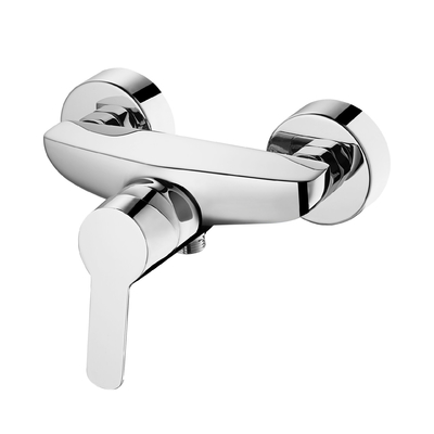 Gương pha vòi hoa sen đương đại Chrome với hộp gốm 35mm