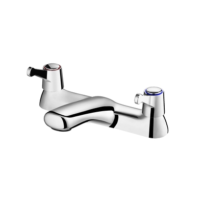 Vòi hai tay cầm đương đại Vòi phòng tắm đặt trung tâm chiều dài 228mm