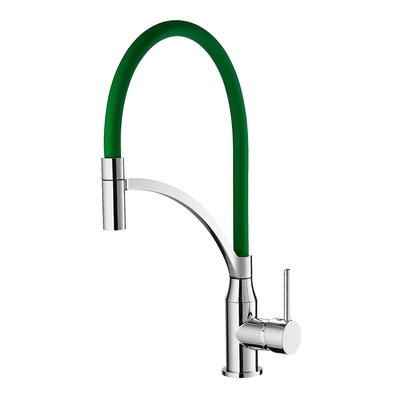 Vòi silicone Chrome Finish Máy trộn nhà bếp Vòi Tiết kiệm nước Chống ăn mòn