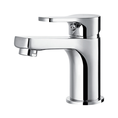 Máy trộn một đòn bẩy vòi Phòng tắm Vòi rửa Vòi Chrome Tiết kiệm không gian