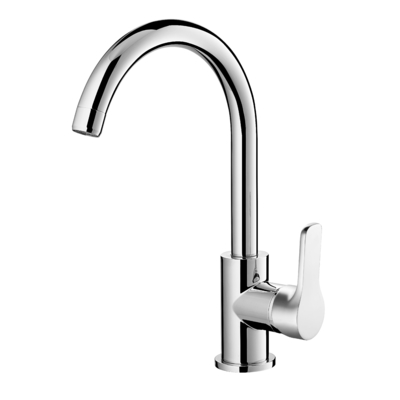 Vòi rửa chén có thể điều chỉnh nóng và lạnh Máy trộn bồn rửa thương mại có thể xoay