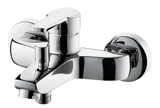 Vòi trộn bồn tắm bằng đồng thau Chrome hợp vệ sinh bền vững với hệ thống trộn gốm