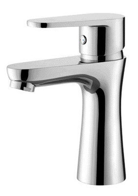 Vòi rửa trong phòng tắm hiện đại bằng đồng thau Chrome với van gốm