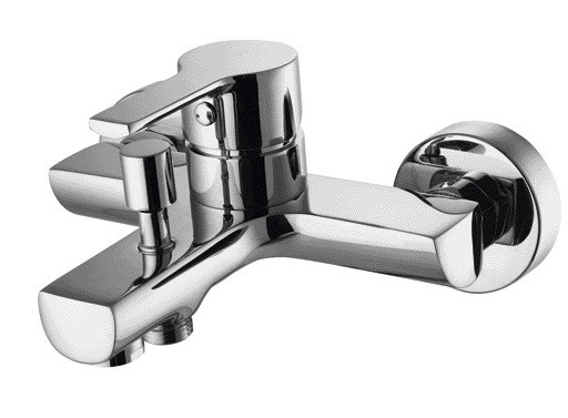 Máy trộn bồn tắm một đòn bẩy mạ chrome Vòi không có tay sen và không có vòi hoa sen hỗ trợ