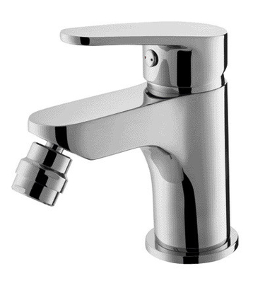 Vòi chậu rửa vệ sinh có đòn bẩy đơn gắn trên sàn Máy trộn bồn rửa tay đơn cao 135mm