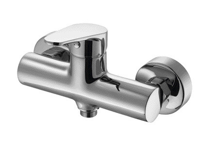 Vòi tắm bằng đồng thau mạ chrome Vòi tắm treo tường