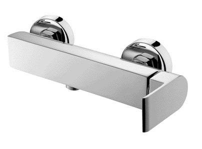 Máy trộn vòi sen một tay cầm bằng đồng thau Chrome Vòi treo tường