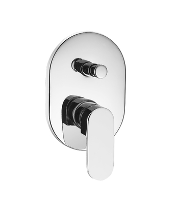 Máy trộn âm tường gắn tường OEM nhúng Phòng tắm Máy trộn vòi hoa sen đơn đòn bẩy