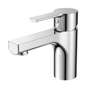 Máy trộn vòi chậu rửa hộp mực gốm 35mm Vòi có chiều cao vòi 74 Mm