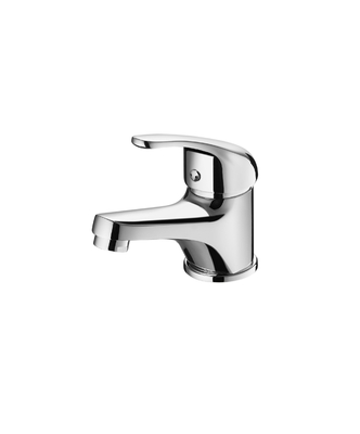 Máy trộn phòng tắm đòn bẩy đơn Vòi nước nóng lạnh 3/8 inch Lắp đặt vòi bằng đồng thau
