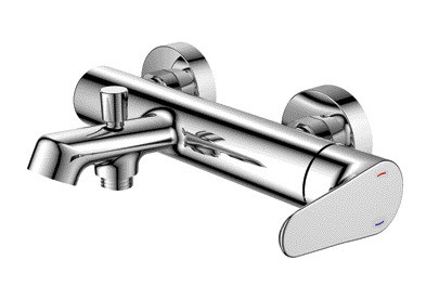 Bồn tắm treo tường bằng sứ 35mm Tap Chrome Single Handle