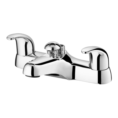 Vòi bồn tắm lưu lượng cao gắn trên boong 2 lỗ 2 tay cầm Nhiều công dụng