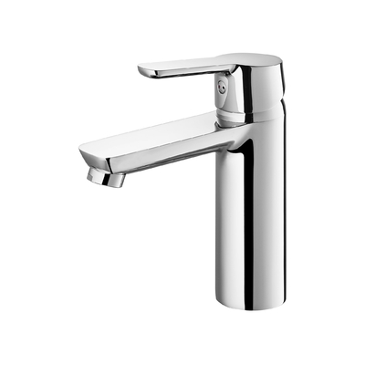 Máy trộn lưu vực một lỗ Bồn rửa phòng tắm Tap Mạ Chrome Tay nghề tốt