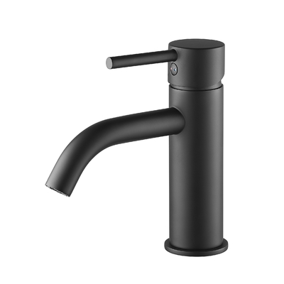 Thép không gỉ hiện đại Sữa kẽm hợp kim hầm vòi van Ceramic máy trộn vòi cho nhà bếp Vanity cài đặt